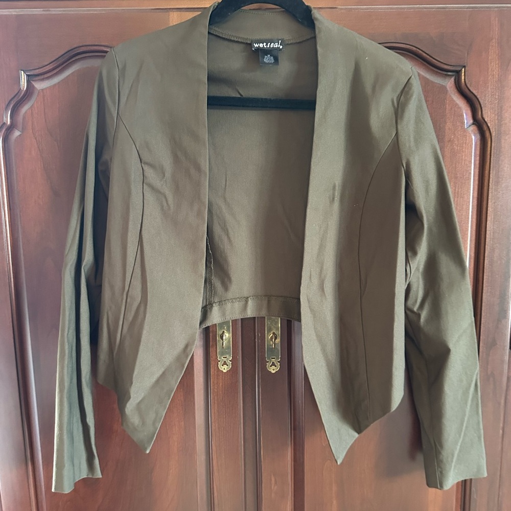 Green blazer